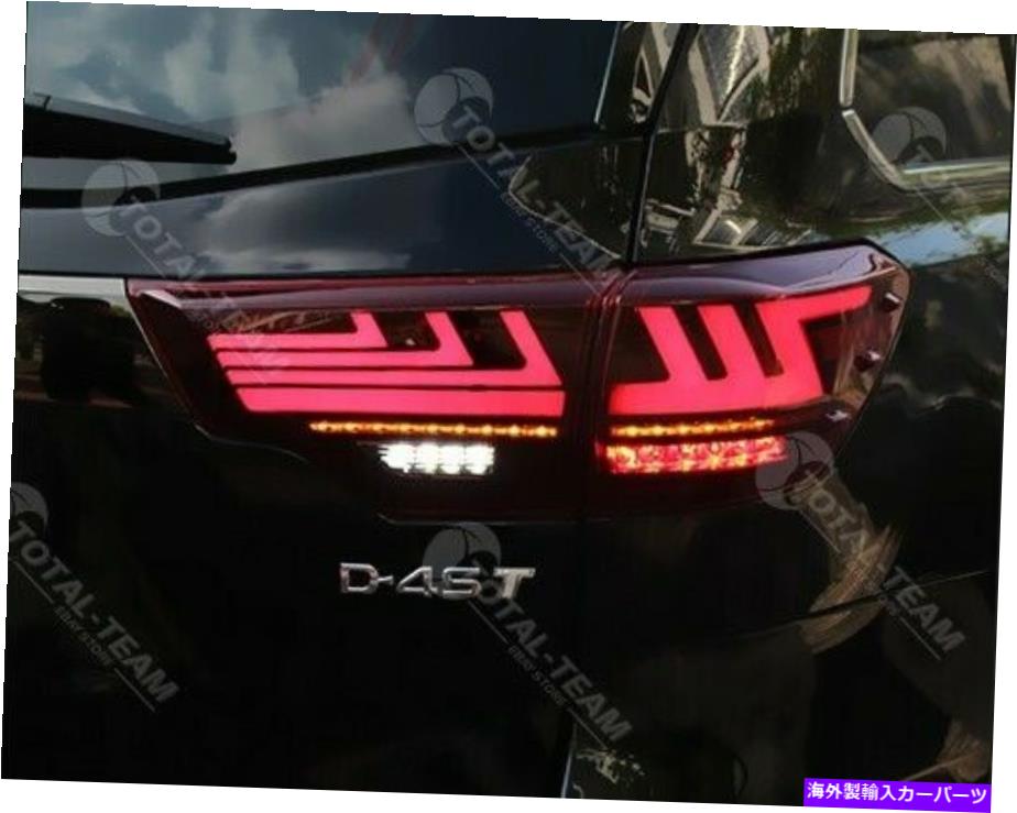 USテールライト 1pair Led Red Re Led Read Teal Lightブレーキアセンブリのトヨタハイランダー2014-2019 OT4 1Pair LED Red Rear Tail Light Brake Assembly For Toyota Highlander 2014-2019 ot4【並行輸入品】