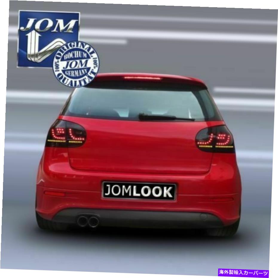 USテールライト VWゴルフMK5 MK 5すべてのスモークLEDテールライトランプ8 / 2003-9 / 2008モデル VW GOLF MK5 MK 5 ALL SMOKED LED TAIL LIGHTS LAMPS 8/2003-9/2008 MODEL【並行輸入品】