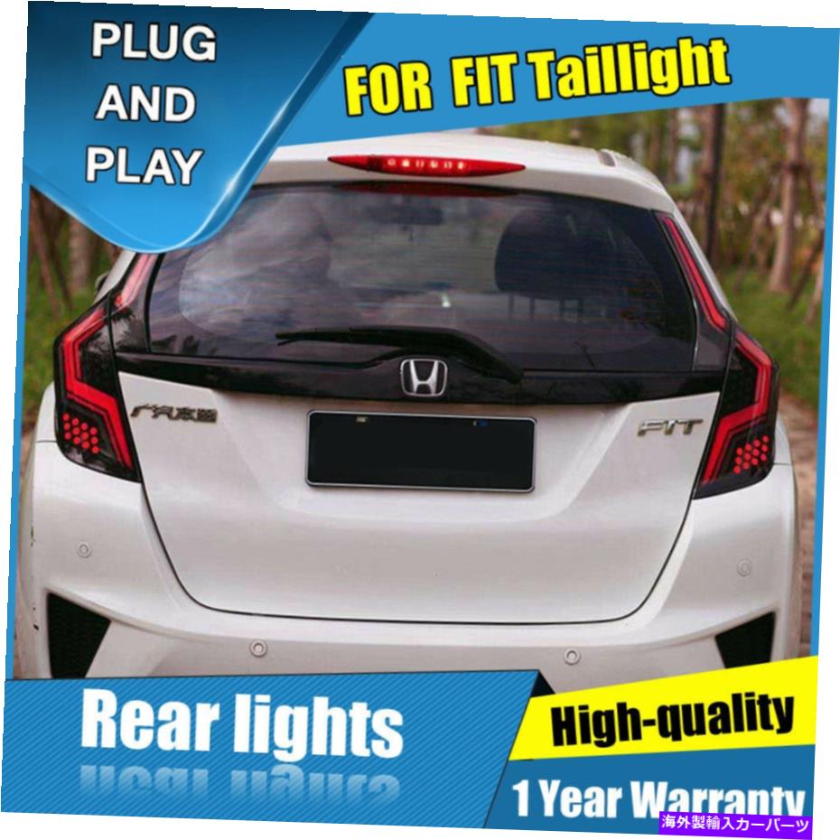USテールライト ホンダフィット2014-2018赤/ダークLEDリアランプアセンブリLEDテールライト For Honda Fit 2014-2018 Red/Dark LED Rear Lamps Assembly LED Tail Lights【並行輸入品】｜Us Custom Parts Shop USDM