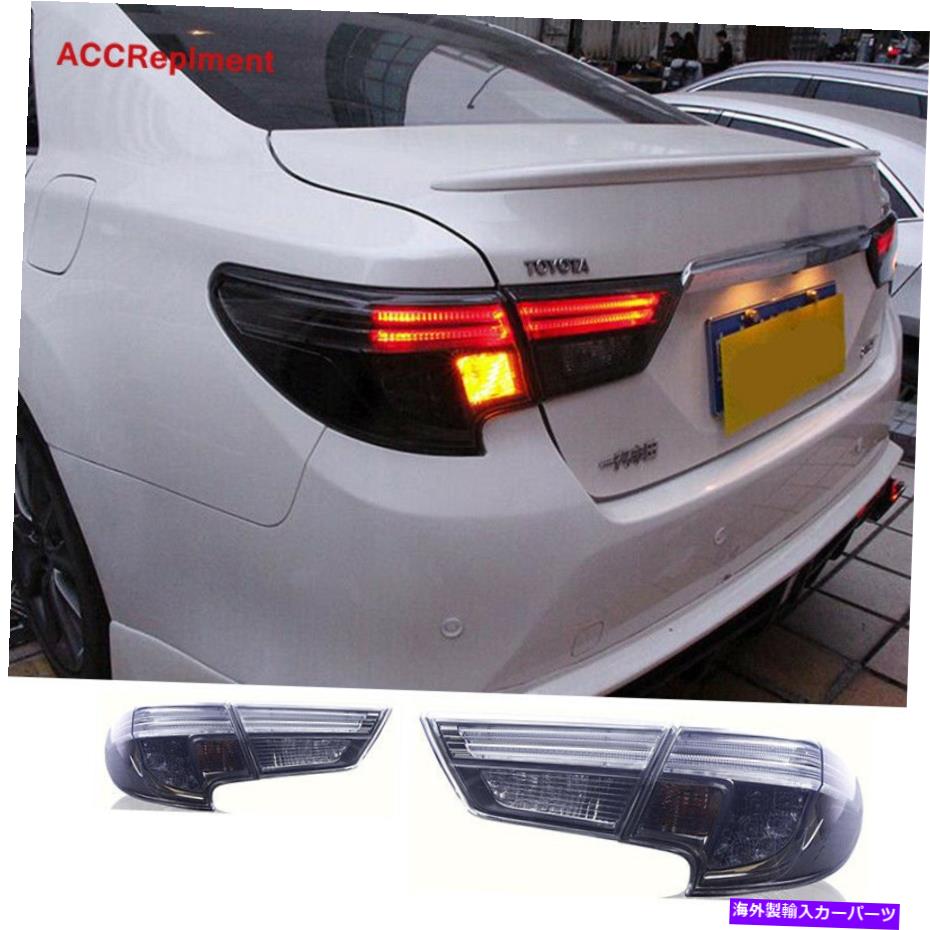 USテールライト トヨタマークXテールライトアセンブリ2014-2018ダークカラーLEDリアランプのための4ピース 4Pcs For Toyota Mark X Tail Lights Assembly 2014-2018 Dark Color LED Rear Lamps【並行輸入品】|Us Custom Parts Shop USDM