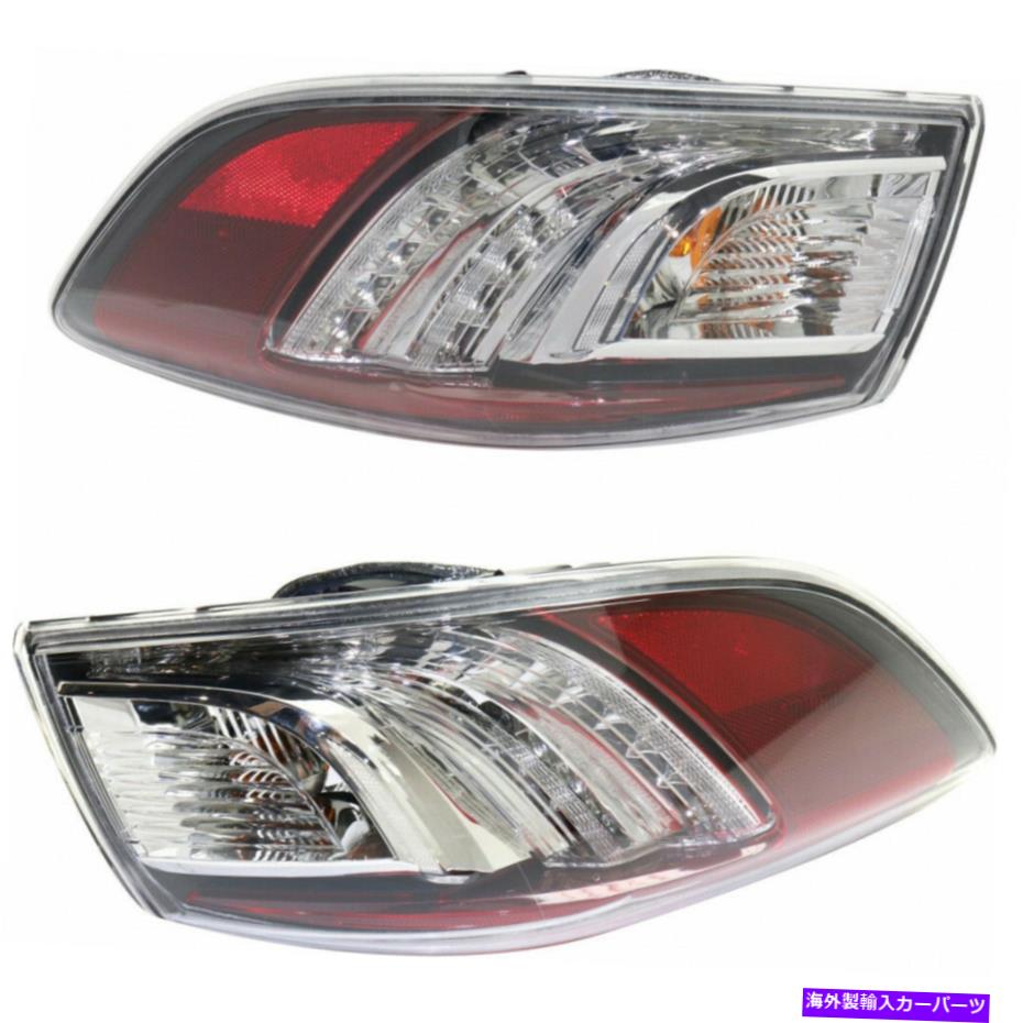 USテールライト Mazda 3テールライト2010-2013ペアLHとRH側LED MA2800146 + MA2801146 Fits Mazda 3 Tail Light 2010-2013 Pair LH and RH Side LED MA2800146 + MA2801146【並行輸入品】