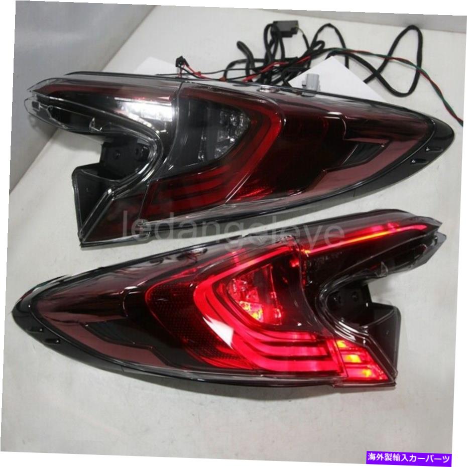 USテールライト 2017-2019年LEDのテールライトはトヨタChr C-HR LEDリアライトテールランプWHのためのテールライトを導きました 2017-2019 year LED taillights For Toyota CHR C-HR LED rear lights tail lamps WH【並行輸入品】