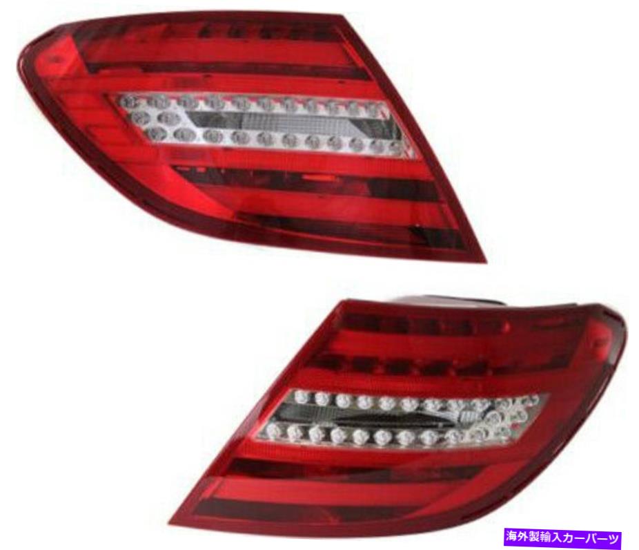 USテールライト 2012-2015メルセデスベンツCクラスのためのドライバー＆旅客サイドテールライトテールランプ Driver & Passenger Side Tail Light Tail Lamp for 2012-2015 Mercedes-Benz C-Class【並行輸入品】｜Us Custom Parts Shop USDM