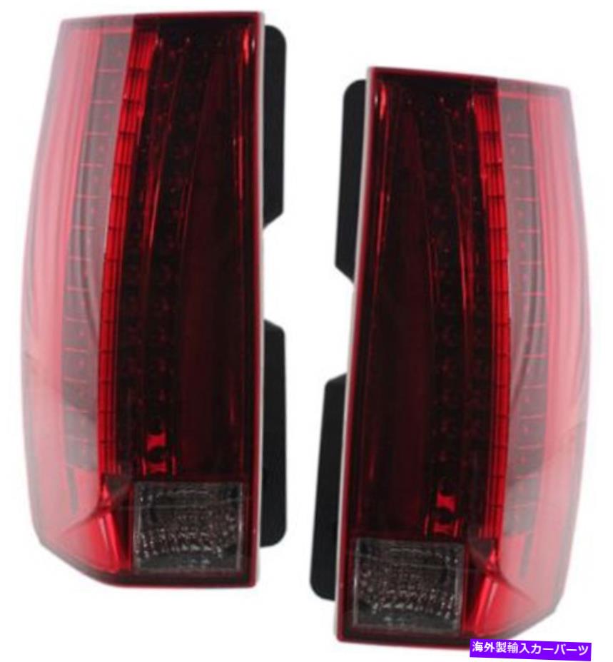 USテールライト 07-13キャデラックエスカレード、エスカレードESVのための左右サイドテールライトテールランプ Left & Right Side Tail Light Tail Lamp for 07-13 Cadillac Escalade, Escalade ESV【並行輸入品】