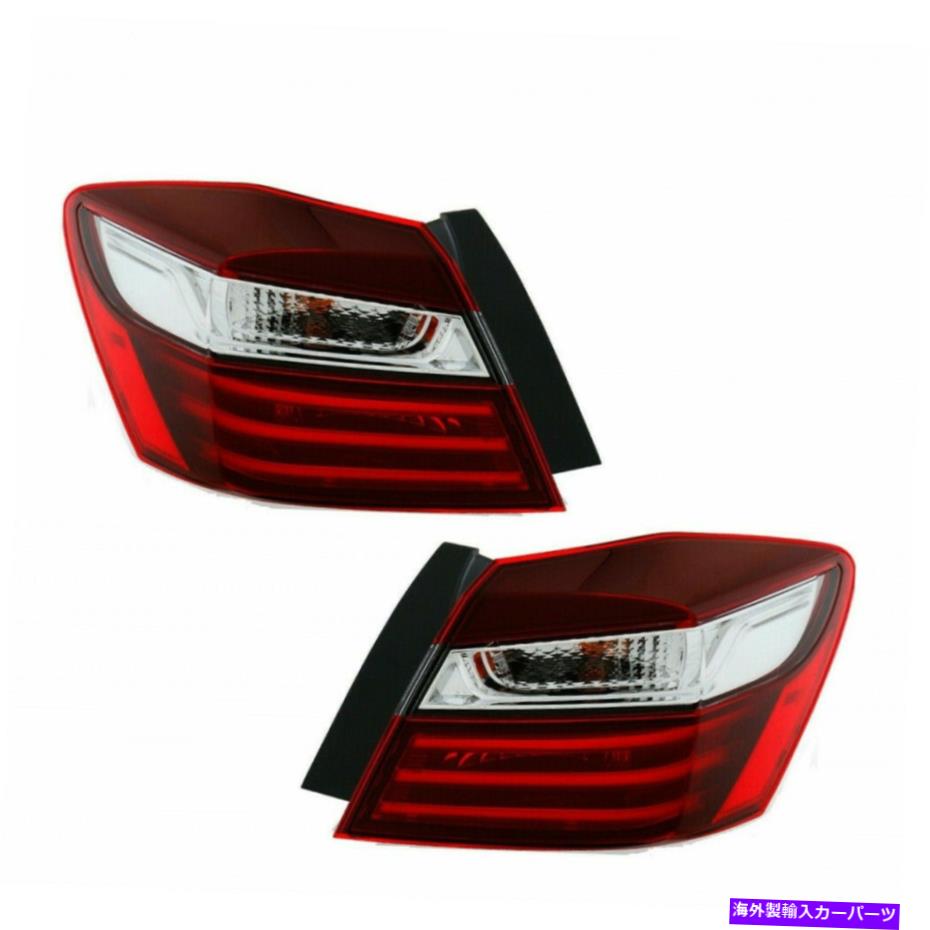 USテールライト ホンダアコードテールライト2017ペアRHとLHサイドアウターハイブリッドHO2804112 For Honda Accord Tail Light 2017 Pair RH and LH Side Outer Hybrid HO2804112【並行輸入品】|Us Custom Parts Shop USDM