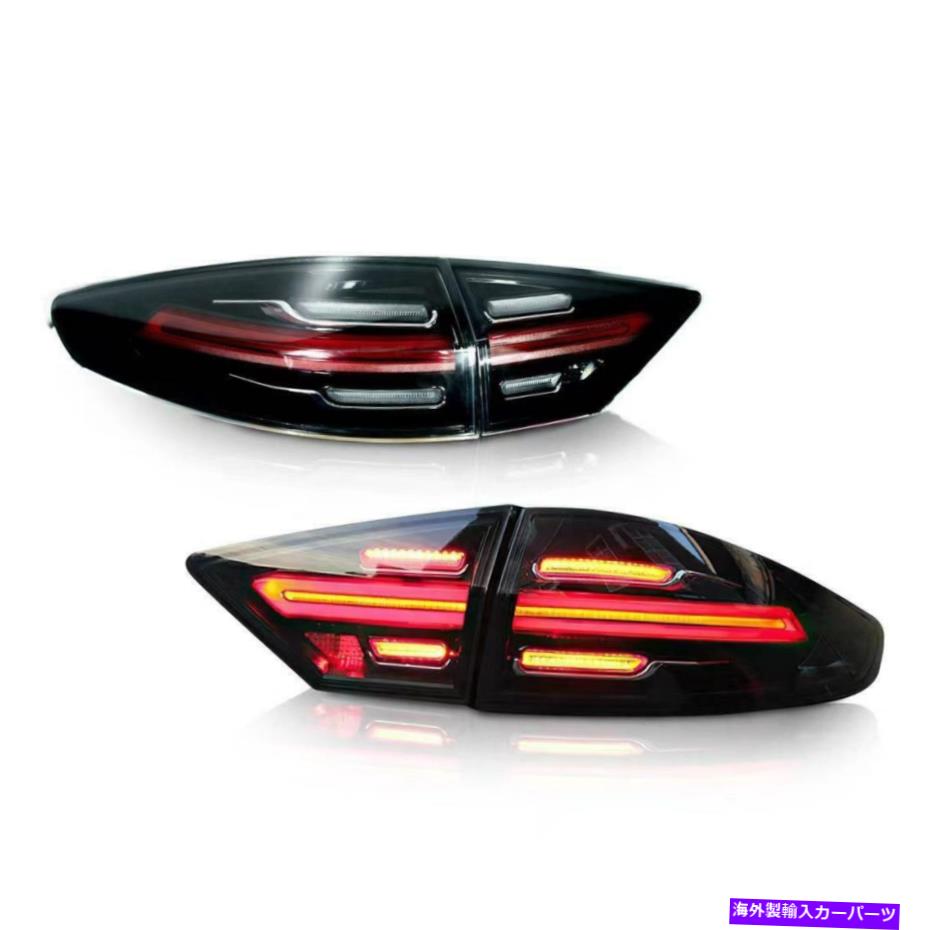 USテールライト 2013-2016フォードフュージョンの煙LEDテールライトアニメーションリアランプ Smoke LED Tail Lights For 2013-2016 Ford Fusion Start Up Animation Rear Lamps【並行輸入品】