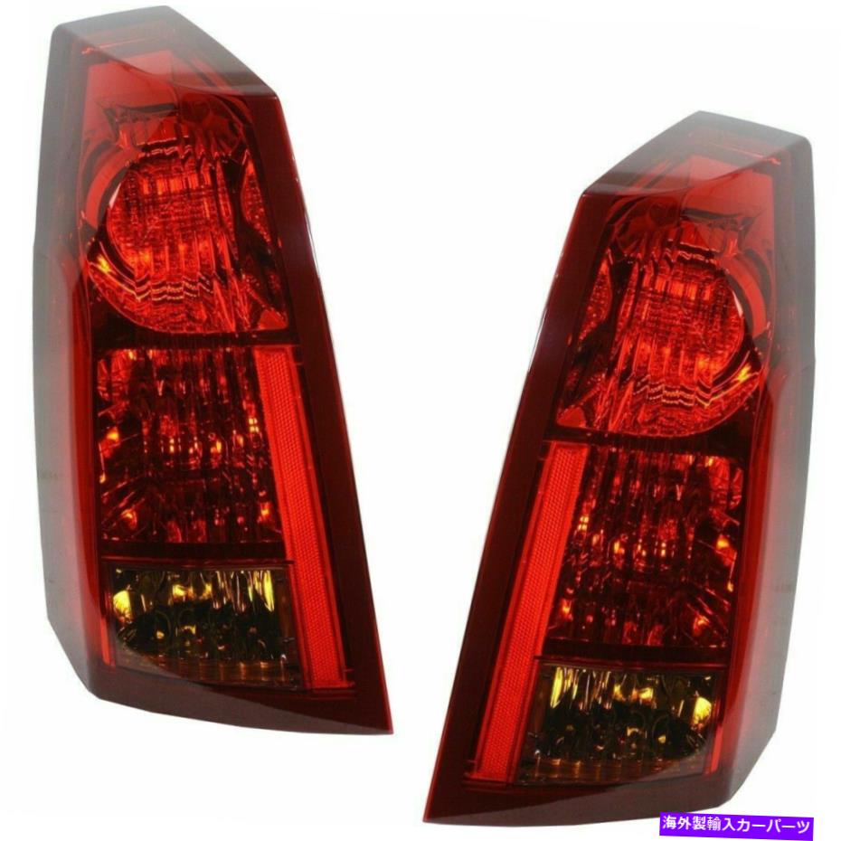 USテールライト 2テールライトアセンブリの運転手と助手席側セットキャデラックCTSフィット Driver And Passenger Side Set Of 2 Tail Light Assembly Fits Cadillac CTS【並行輸入品】