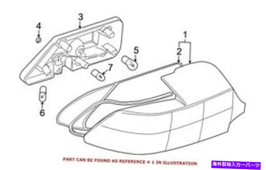 USテールライト BMWの純正テールライトアセンブリの後残線63212695039 For BMW Genuine Tail Light Assembly Rear Left 63212695039【並行輸入品】