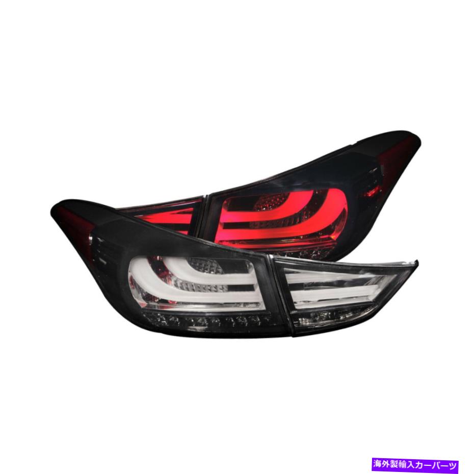 USテールライト Anzo 321297 2つのLEDテールレッドホワイトライトリア11-13 Hyundai Elantra Anzo 321297 Pair of 2 LED Tail Red White Lights Rear for 11-13 Hyundai Elantra【並行輸入品】 72,317円