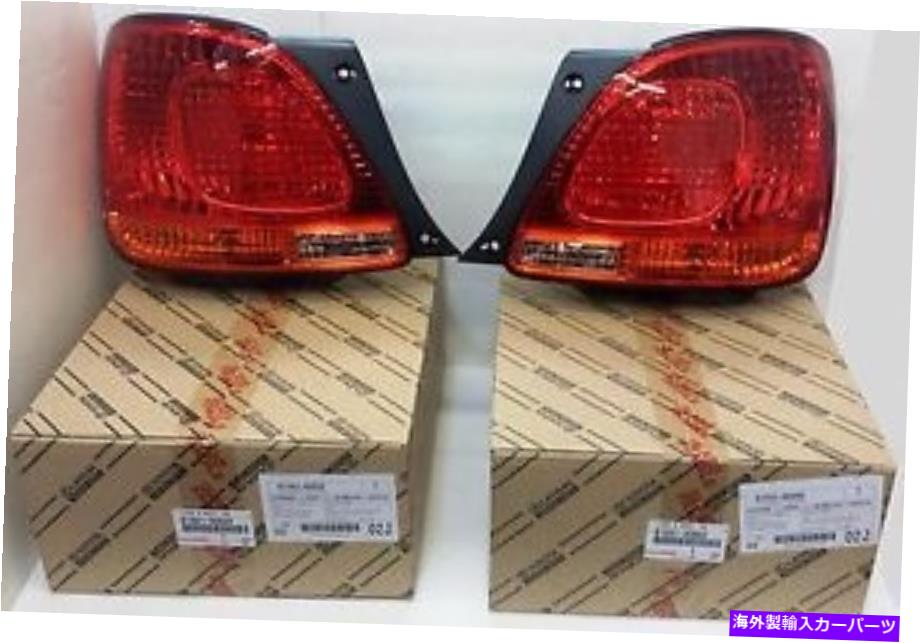 USテールライト Lexus OEMファクトリー後部アウターテールランプレンズセット2000-2005 GS300 LEXUS OEM FACTORY REAR OUTER TAIL LAMP LENS SET 2000-2005 GS300【並行輸入品】