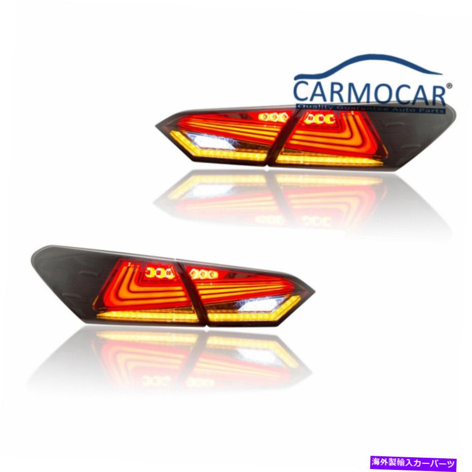 USテールライト 赤いLEDリアランプアセンブリLEDテールライトランプは2018-2019トヨタカムリ Red LED Rear Lamps Assembly LED Tail Lights Lamps Fits 2018-2019 Toyota Camry【並行輸入品】