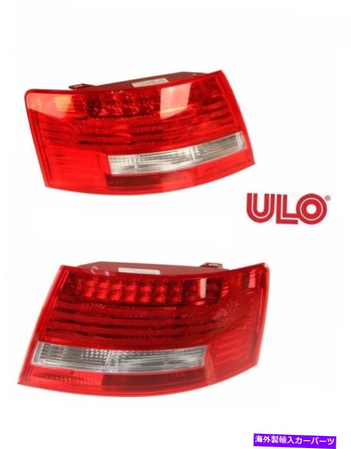 USテールライト Audi A6 Quattro S6用のLED 2005-2008のOEMウローテイトW / LED 2005-2008のセット OEM ULO Set of Left & Right Tail Light w/ LED 2005-2008 For Audi A6 Quattro S6【並行輸入品】