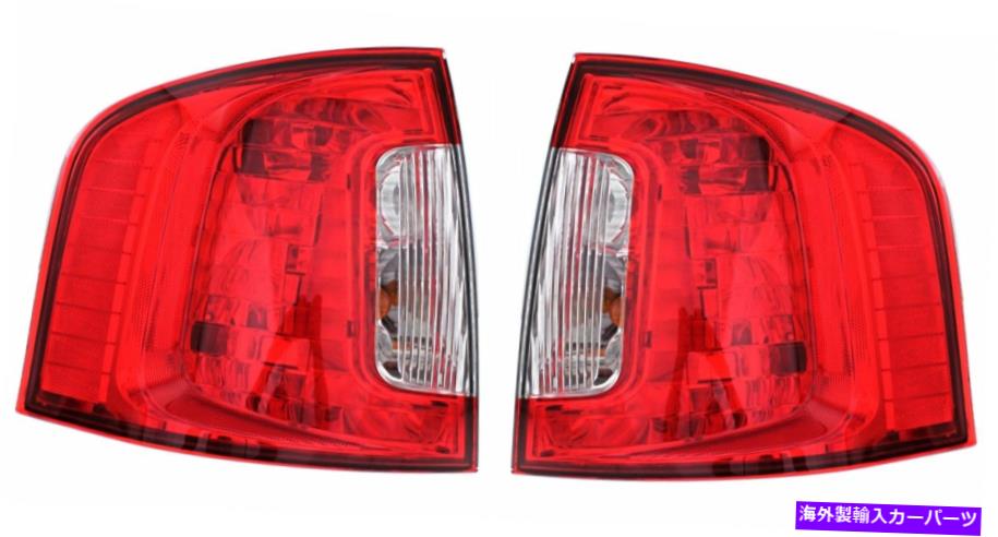 USテールライト 11~14エッジ左右セットテールランプアセンブリ吸込レッドレンズ Fits 11-14 Edge Left & Right Set Tail Lamp Assemblies w/o Smoked Red Lens【並行輸入品】|Us Custom Parts Shop USDM