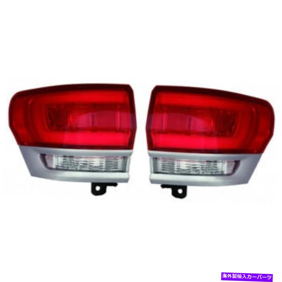 USテールライト ジープグランドチェロキーテールライト2014-2018ペアRHとLHサイドマットグレーカーパ For Jeep Grand Cherokee Tail Light 2014-2018 Pair RH and LH Side Matte Gray CAPA【並行輸入品】|Us Custom Parts Shop USDM