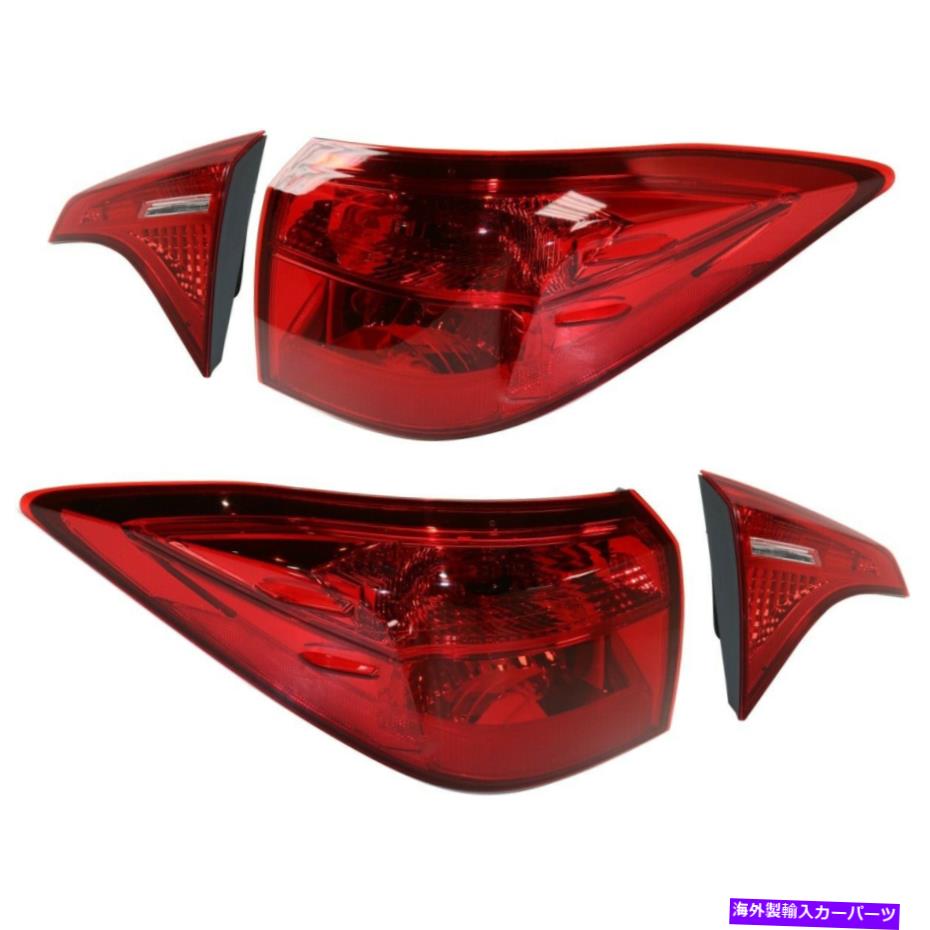 USテールライト トヨタカローラ2017-2018用テールライトランプ左右のLH＆RH Tail Light Lamp Left-and-Right LH & RH for Toyota Corolla 2017-2018【並行輸入品】