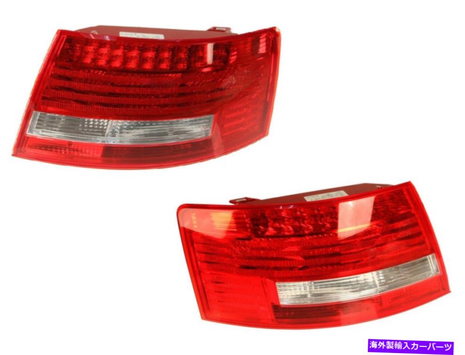 USテールライト Audi A6 Quattro S6 06-08 WOR OEM左＆右テールライトアセンブリセットW / LED For Audi A6 Quattro S6 06-08 ULO OEM Left & Right Tail Light Assembly Set w/ LED【並行輸入品】
