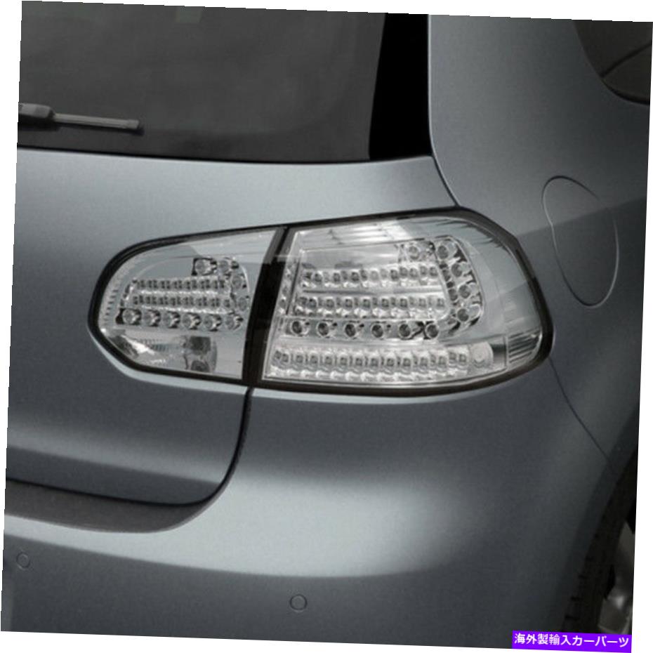 USテールライト クロム外観LEDテールライトランプ+ LEDターン信号VWゴルフMK6 10 / 08-10 / 2012 CHROME LOOK LED TAIL LIGHTS LAMPS + LED TURN SIGNALS VW GOLF MK6 10/08-10/2012【並行輸入品】