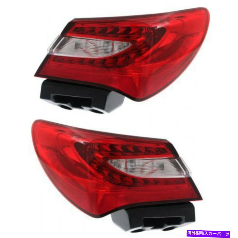 USテールライト Chrysler 200テールライト2011-2014 LHおよびRHペアセダンCH2818131 + CH2819131 For Chrysler 200 Tail Light 2011-2014 LH and RH Pair Sedan CH2818131 + CH2819131【並行輸入品】