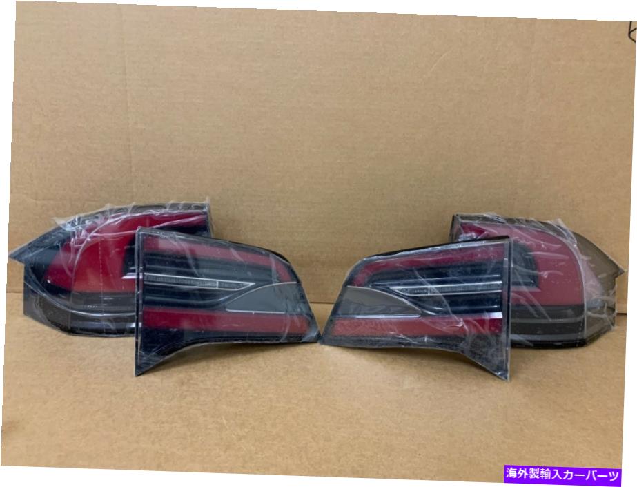 USテールライト 17-20 Tesla Model X RAR RH + LHインナー外側OEMテールライトランプコンプリートセット新品！ 17-20 Tesla Model X Rear RH+LH Inner Outer OEM Tail Light Lamp Complete Set NEW!【並行輸入品】