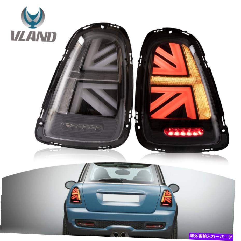USテールライト 2011-2013 BMW Mini R-Seriesのための赤＆白のLEDのテールライト後部ランプの取り替え Red&White LED Taillights Rear Lamp Replacement for 2011-2013 BMW Mini R-Series【並行輸入品】
