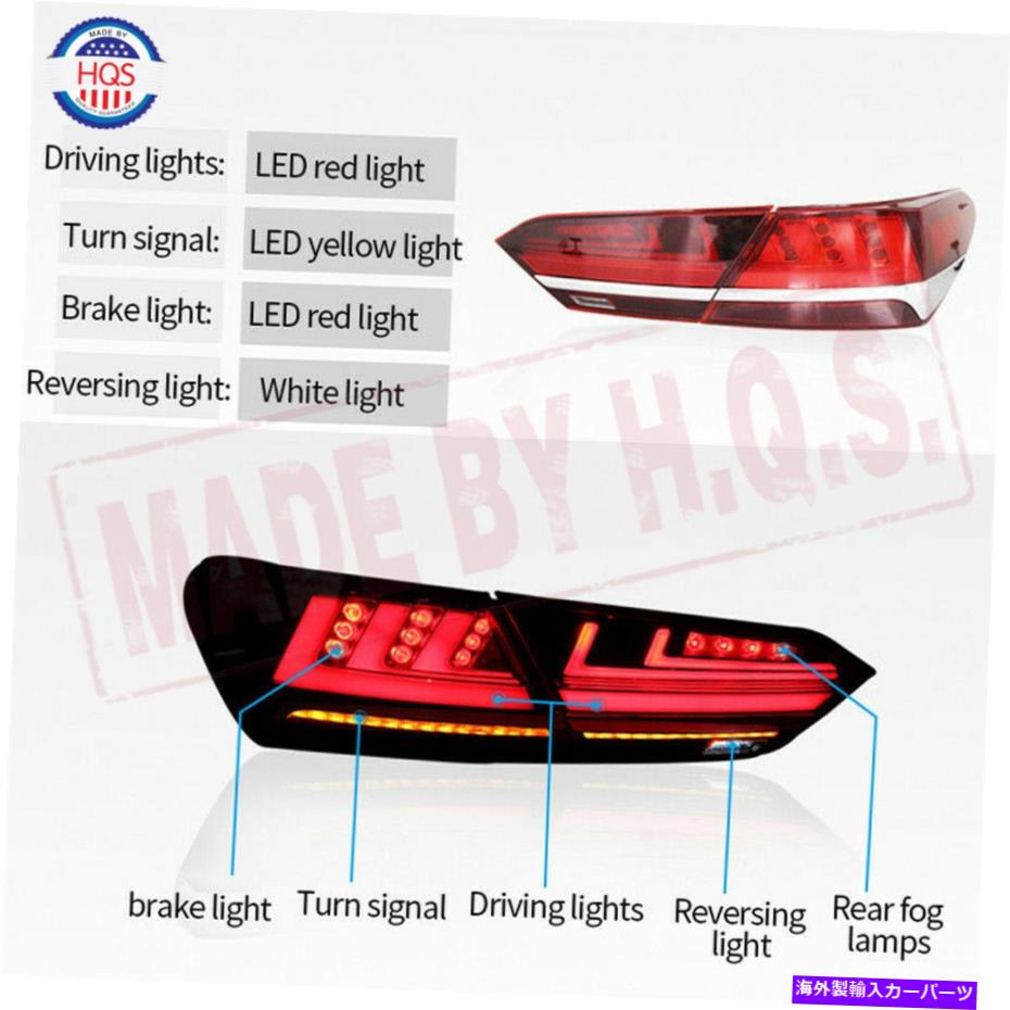 USテールライト 2018年の2019年のためのPair Led Taillightは、トヨタカムリLEDクリアリアラミングアセンブリ Pair LED Taillight For 2018 2019 Toyota Camry LED Clear Rear Lamps Assembly【並行輸入品】｜Us Custom Parts Shop USDM 131,485円