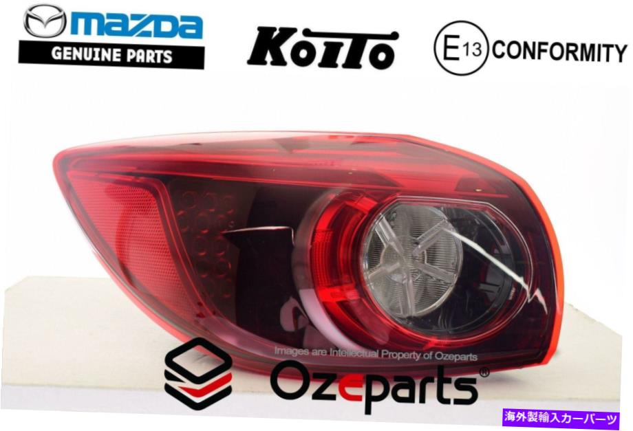 USテールライト LH LHS左テールライトランプLEDタイプのタイプMazda 3 BM BNハッチ2013~2018 LH LHS Left Tail Light Lamp LED Type For GENUINE Mazda 3 BM BN Hatch 2013~2018【並行輸入品】