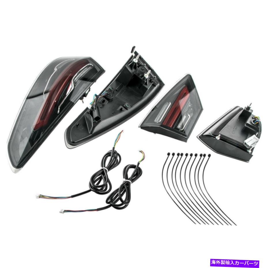 USテールライト 交換用LEDテールライトリアランプアセンブリLH＆RHフォードフュージョン13-16 Replacement LED Tail Lights Rear Lamps Assembly LH & RH For Ford Fusion 13-16【並行輸入品】