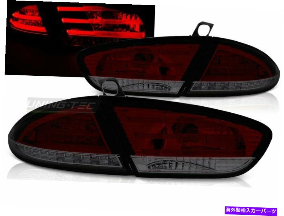 USテールライト シートレオンのテールライト09-13赤い煙LEDワールドワイドFreeship US LDSE27 Xino Tail Lights for Seat Leon 09-13 Red Smoke LED WorldWide FreeShip US LDSE27 XINO【並行輸入品】
