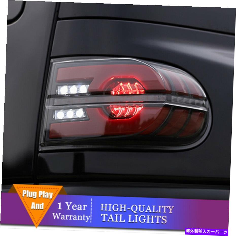 USテールライト Toyota FJ Cruiser 2005-2017のための新しいLEDのテールライトアセンブリ赤LEDリアライト New LED Taillights Assembly For Toyota FJ Cruiser 2005-2017 Red LED Rear lights【並行輸入品】