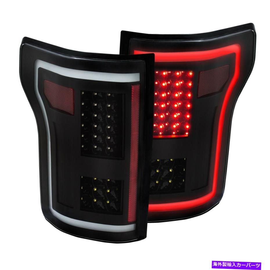 ANZO 2015-2016 Ford F-150 LED Taillights Black