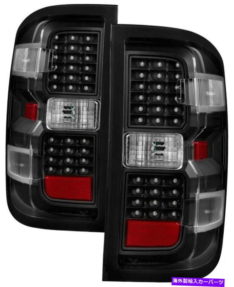 USテールライト 2014-2018 Chevy Silverado 1500 2500 3500 HD LEDテールブレーキライトセットペア For 2014-2018 Chevy Silverado 1500 2500 3500 HD LED Tail Brake Lights set pair【並行輸入品】