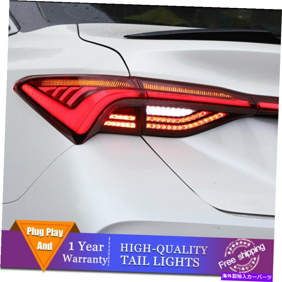 USテールライト トヨタアバロンダーク/赤色LEDリアライト2019-2020のための新しいLEDテールライトアセンブリ New LED Taillights Assembly For Toyota Avalon Dark/Red LED Rear lights 2019-2020【並行輸入品】