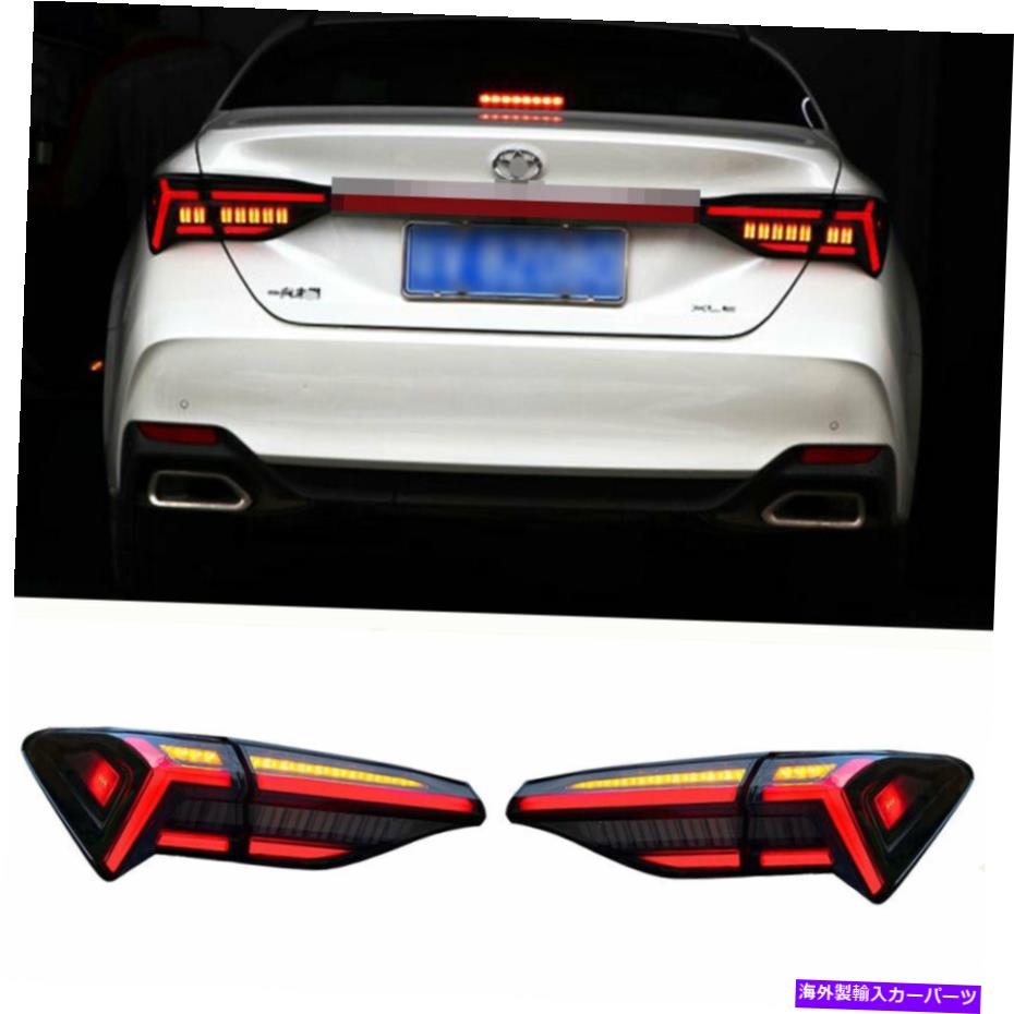 USテールライト Toyota Avalon 2019-2020のためのLED Taillightsアセンブリの集まりOEMリアライトを置き換える LED Taillights Assembly For Toyota Avalon 2019-2020 Dark Replace OEM Rear lights【並行輸入品】