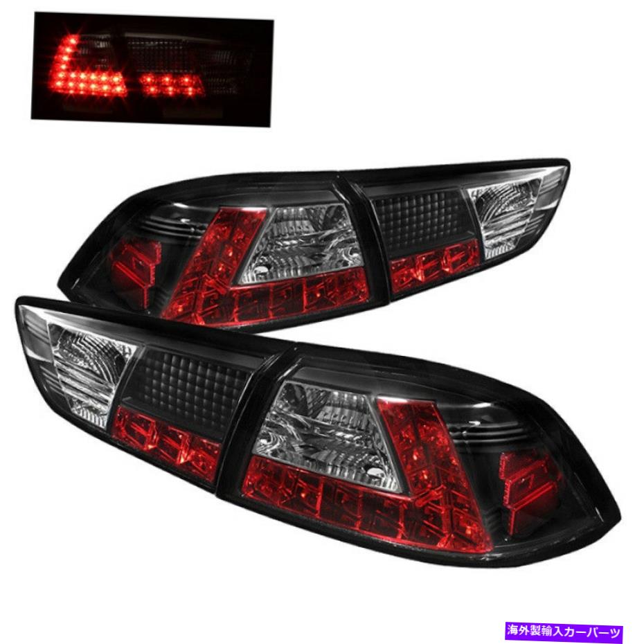 USテールライト 三菱ランサー/ Evolution x 08-14 LEDテールライトBLK ALT-YD-MITEVO Spyder for Mitsubishi Lancer/Evolution X 08-14 LED Tail Lights Blk ALT-YD-MITEVO【並行輸入品】