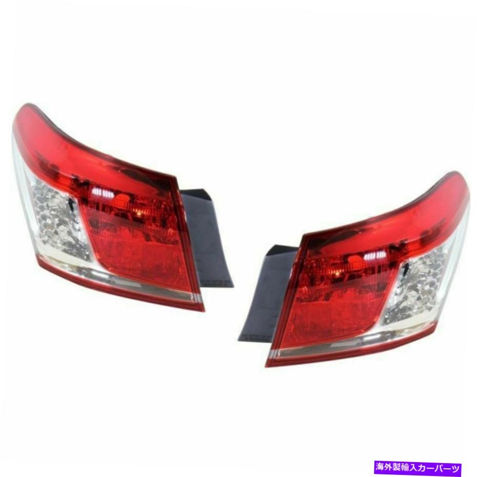 USテールライト 2LH＆RH側の外側のテールランプレンズとハウジングのセット10-2012レクサスES350 Set of 2 LH & RH Side Outer Tail Lamp Lens and Housing Fits 10-2012 Lexus ES350【並行輸入品】