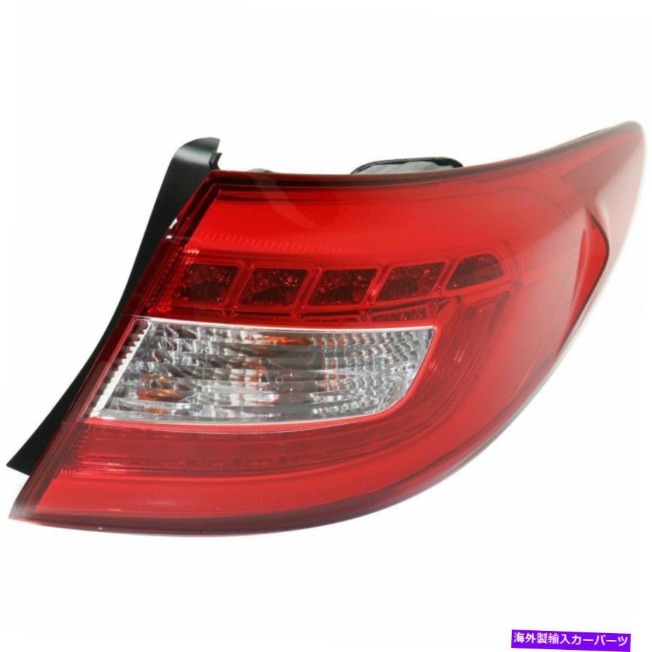 USテールライト 乗客側の外側のテールライトアセンブリは2015-2017 Hyundai Sonata HY2805128 Passenger Side Outer Tail Light Assembly Fits 2015-2017 Hyundai Sonata HY2805128【並行輸入品】