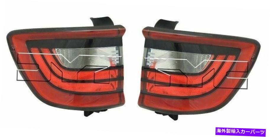 USテールライト 2014-2018 Dodge Durangoのための運転手と助手席側の外側LEDのテールライト Driver and Passenger Side Outer LED Taillight For 2014-2018 Dodge Durango【並行輸入品】｜Us Custom Parts Shop USDM
