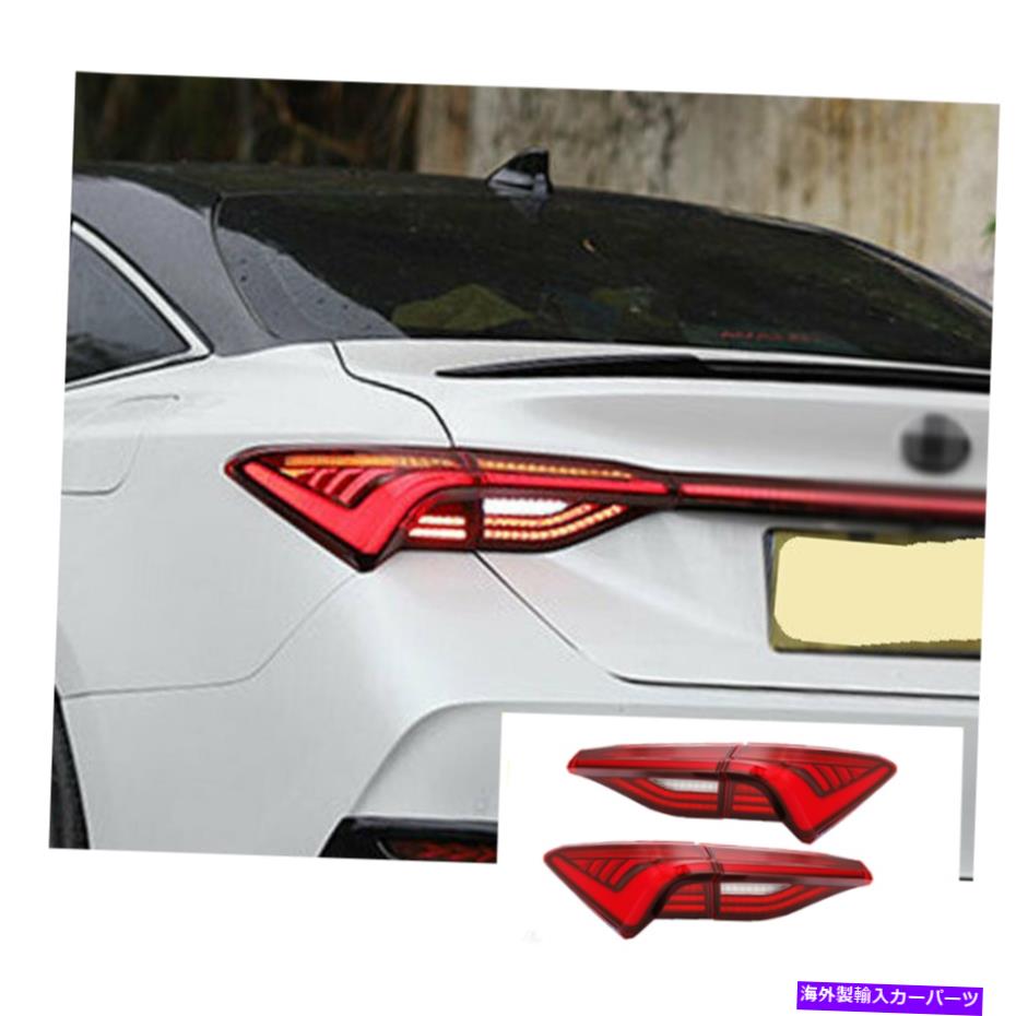 USテールライト トヨタアバロンのためのLEDテールライト19-20シーケンシャルシグナルダーク/レッドリセルOEM LED Tail Lights For Toyota Avalon 19-20 Sequential Signal Dark/Red Replace OEM【並行輸入品】