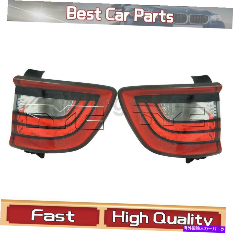 USテールライト 左外側の右側のテールライトアセンブリ2x TycはDodge 2014-2017 Left Outer Right Outer Tail Light Assembly 2X TYC Fits Dodge 2014-2017【並行輸入品】