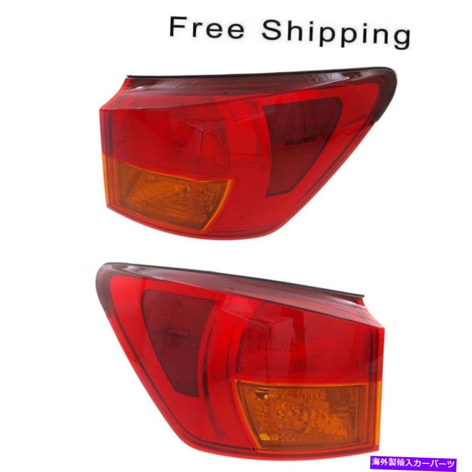 USテールライト テールランプレンズとハウジングセットの2 LH＆RH側の外側フィットLEXUS IS350 IS250 Tail Lamp Lens and Housing Set of 2 LH & RH Side Outer Fits Lexus IS350 IS250【並行輸入品】