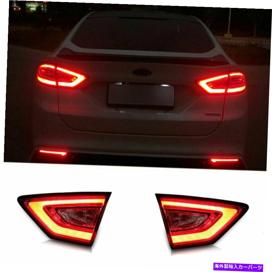 USテールライト フォードフュージョンレッドのためのLEDのテールライトアセンブリOEMリアライト2013-2016 LED Taillights Assembly For Ford Fusion Red Replace OEM Rear lights 2013-2016【並行輸入品】