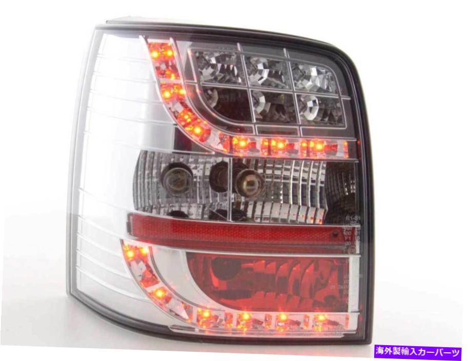 USテールライト クリアクロームルックLEDテールライトVW Passat 3bgワゴンエステート9 / 2000-3 / 2005ギフト CLEAR CHROME LOOK LED TAIL LIGHTS VW PASSAT 3BG WAGON ESTATE 9/2000-3/2005 GIFT【並行輸入品】