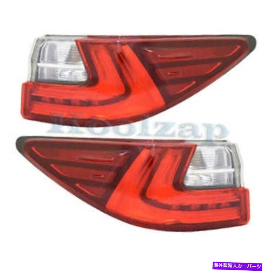 USテールライト 2016 ES300H、ES350 2.5L / 3.5L外部Taillight Taillampブレーキランプセットペア For 2016 ES300h, ES350 2.5L/3.5L Outer Taillight Taillamp Brake Lamp Set Pair【並行輸入品】