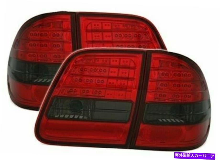 USテールライト メルセデスEクラスW210 S210エステートステーションワゴンRE504のための燻製LEDテールライト SMOKED LED TAIL LIGHTS FOR MERCEDES E CLASS W210 S210 ESTATE STATION WAGON RE504【並行輸入品】