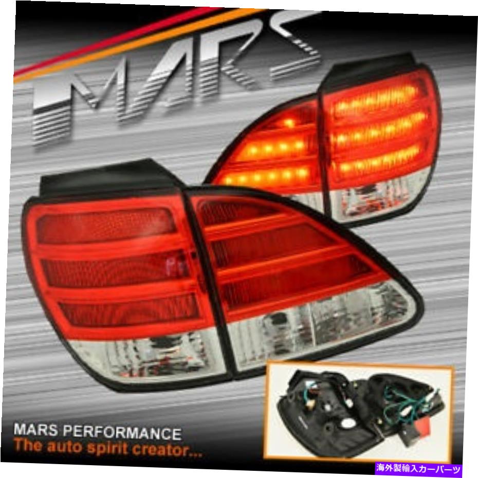 USテールライト Lexus RX300 xu10 1999-2003 Clear Red LED Tail Lights with garnish for Lexus RX300 XU10 1999-2003【並行輸入品】