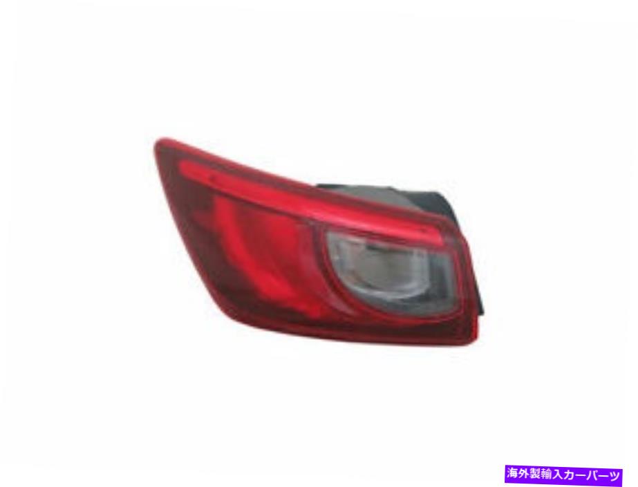 USテールライト 左 - 運転席側テールライトアセンブリはマツダCX-3 2016-2018 74MFWTに収まります。 Left - Driver Side Tail Light Assembly fits Mazda CX-3 2016-2018 74MFWT【並行輸入品】