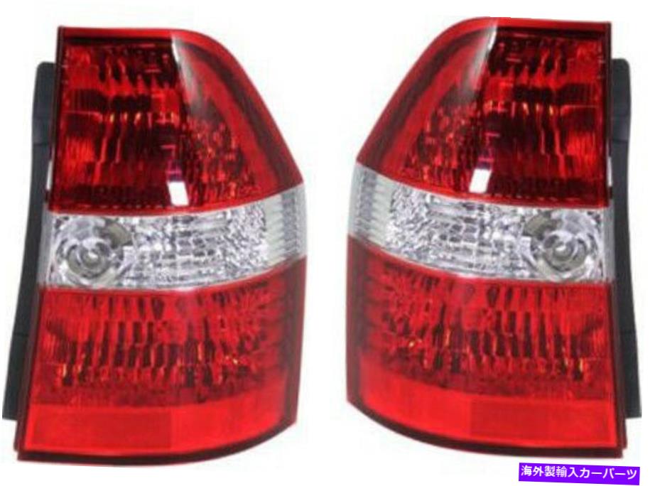 USテールライト 01-03 Acura MDXのためのドライバー＆旅客サイドテールライトテールランプ Driver & Passenger Side Tail Light Tail Lamp for 01-03 Acura MDX【並行輸入品】