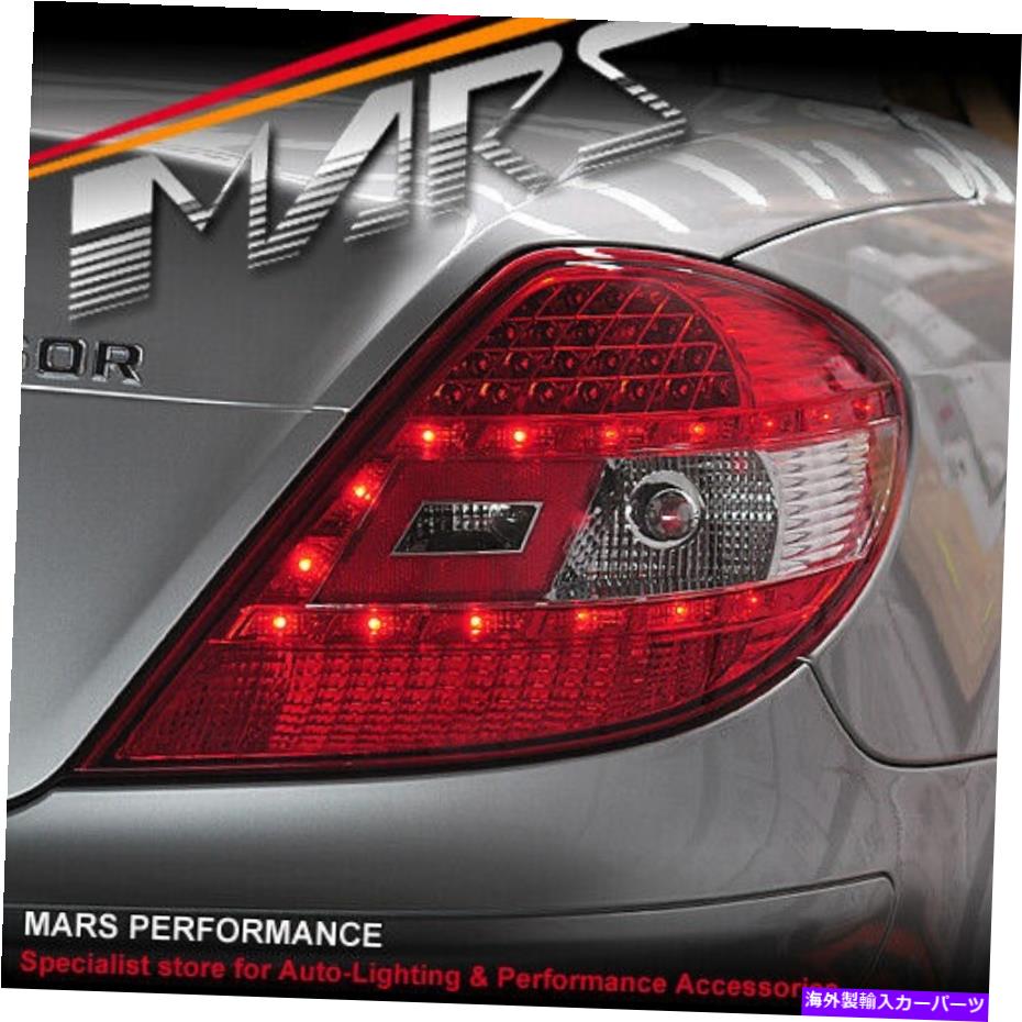 【楽天市場】USテールライト メルセデスのためのクリア赤いLEDテールライトSLK R171 SLK200 SLK280 SLK350