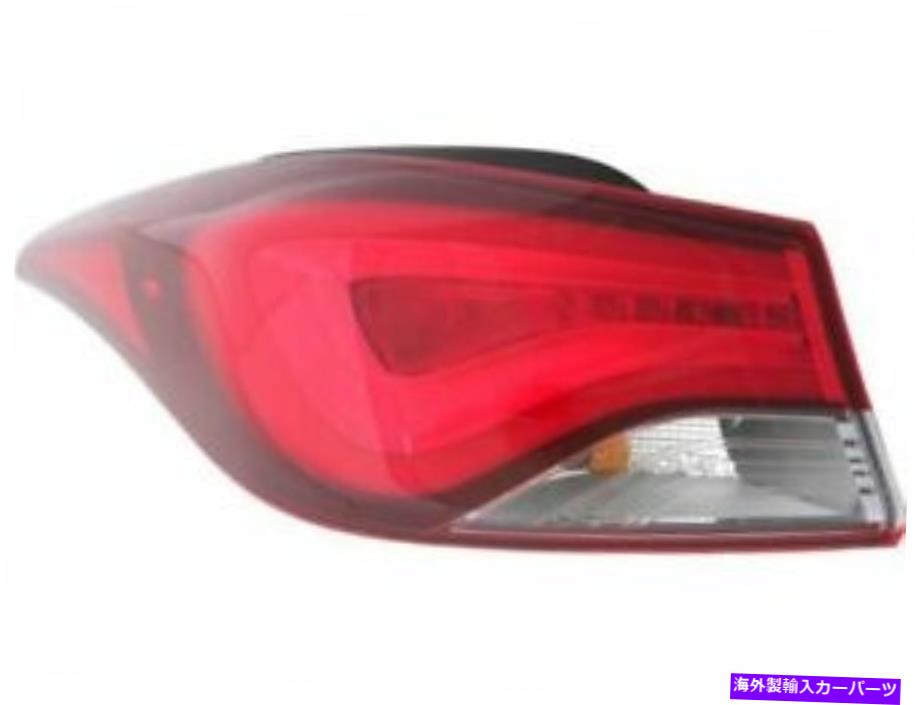USテールライト 左 - 2016年の運転席側テールライトアセンブリ2011-2016 Hyandai Elantra 2015 M679NJ Left - Driver Side Tail Light Assembly For 2011-2016 Hyundai Elantra 2015 M679NJ【並行輸入品】｜Us Custom Parts Shop USDM