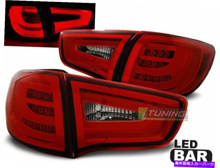 USテールライト Kia Sportage 3 IIIのためのLET LEDテールライト3 III 10-14赤ホワイトワールドワイドFreeship US LTI LED Tail Lights for KIA SPORTAGE 3 III 10-14 Red White WorldWide FreeShip US【並行輸入品】